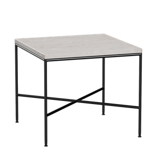 Stolik kawowy Fritz Hansen Planner 45x45 cm Kremowy/ Czarny