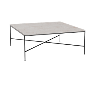 Stolik kawowy Fritz Hansen Planner 80x80 cm Kremowy/ Czarny