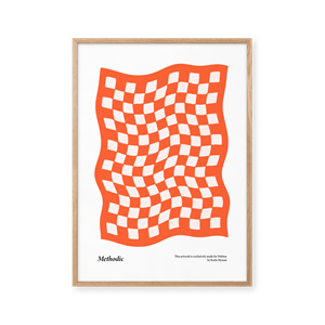 Plakat Peléton Methodic Burnt Pomarańczowy 50x70
