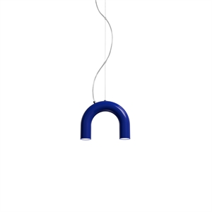 Pojedyncza Lampa Wisząca Oblure Arch w Niebieski