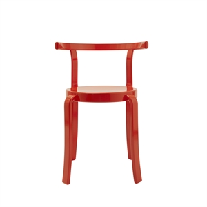 Krzesło do Jadalni Magnus Olesen z Serii 8000, Buk/retro Czerwony