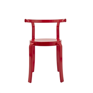 Krzesło do Jadalni Magnus Olesen z Serii 8000, Buk/ Czerwony