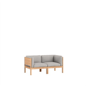 MOEBE Modułowa Sofa 2-osobowa Z Bokami Jesień 101