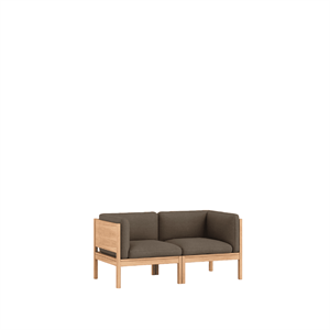 MOEBE Modułowa Sofa 2-osobowa Z Bokami Autum 361