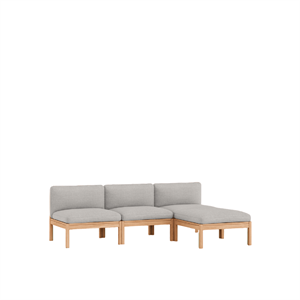 MOEBE Modułowa Sofa 3-osobowa Z Chaiselong Autum 101