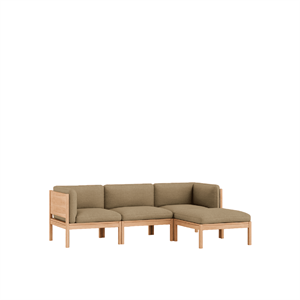 MOEBE Modułowa Sofa 3-osobowa Z Bokami i Szezlongiem Autum 221