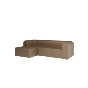 Sofa Montana Paradigm 3-osobowa z pufem, lewa H220-Hallingdal220