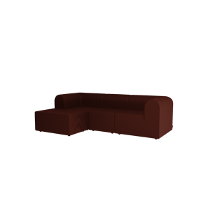 Sofa Montana Paradigm 3-osobowa z pufem po lewej stronie N61300-Nobel61300