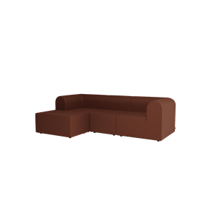 Sofa Montana Paradigm 3-osobowa z pufem, lewa R346-Remix346