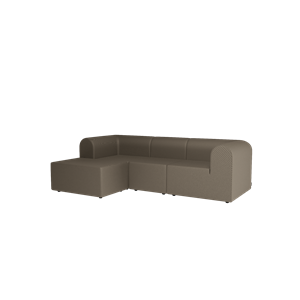 Sofa Montana Paradigm 3-osobowa z pufem, lewa RW218-ReWool218