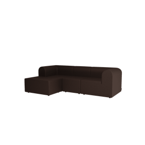 Sofa Montana Paradigm 3-osobowa z pufem po lewej stronie RW397-ReWool397
