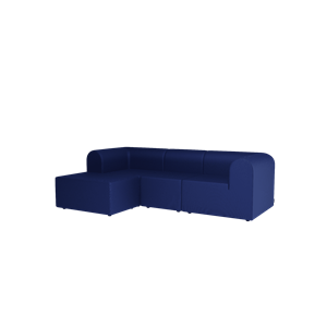 Sofa Montana Paradigm 3-osobowa z pufem po lewej stronie SA771-Sabi771