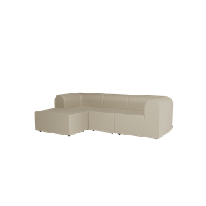 Sofa Montana Paradigm 3-osobowa z pufem, lewa VI0146-Vidar146
