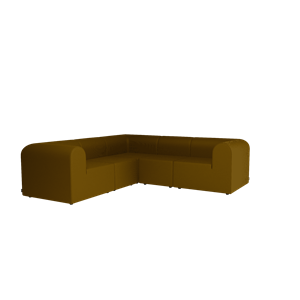 Sofa narożna Montana Paradigm 5-osobowa S985-Steelcut985