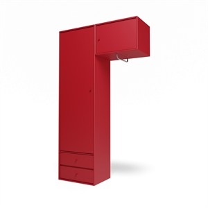 Szafa Montana Selection Attire II z drążkiem na ubrania 165-Beetroot