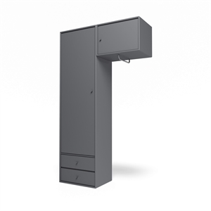 Szafa Montana Selection Attire II z drążkiem na wieszaki, kolor 36-węgiel