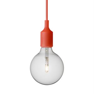 Muuto E27 Lampa wisząca Czerwona