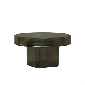 NORR11 Stolik Kawowy Naked H30 Butelkowa Zieleń/szkło