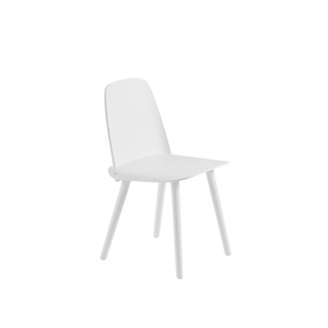 Krzesło do Jadalni Muuto Nerd, Biały