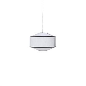 Lampa Wisząca New Works Kite 2B Ø65 Biały/ Czarny