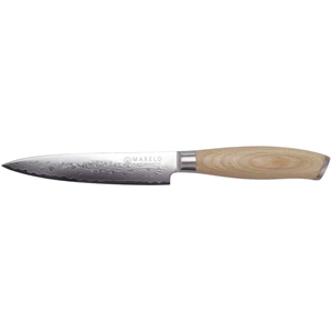 Mareld Akio Japoński Nóż Użytkowy 13 cm Jasne Drewno