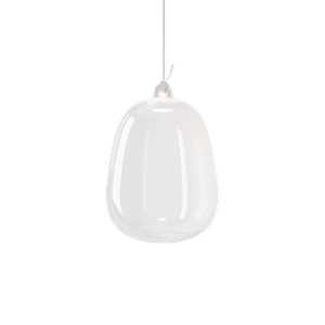 Lodes Oblò Lampa Wisząca Duży 2700K Przezroczysty/ Biały