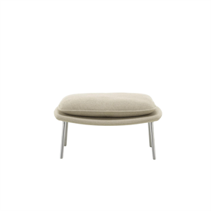 Vitra Slow Ottoman Flocca 0650/ Beżowy 02/ Chrom