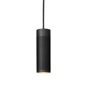 Thorup Copenhagen Cartridge Lampa Wisząca Czarny Czerniony Mosiężny