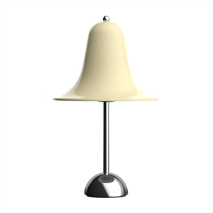 Lampa stołowa Verner Panton Pantop Ø23 Kremowy Biały