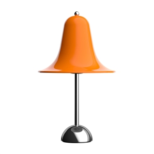 Lampa stołowa Pantop Verner Panton Ø23 Vivid Pomarańczowy