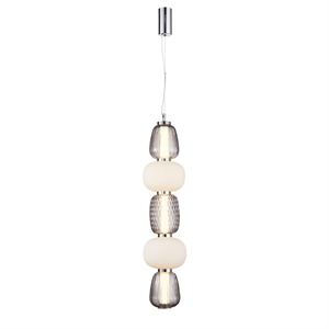 Loom Design Pearl 5 Lampa Wisząca Przydymiona/ Szary