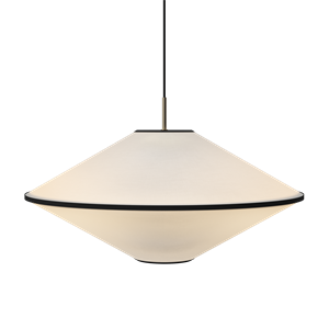 Edgeform Taft Lampa Wisząca Ø65 Czarny/ Złamana Biała