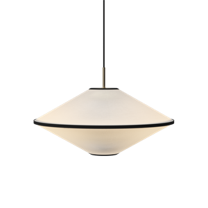 Edgeform Taft Lampa Wisząca Ø52 Czarny/ Złamana Biała