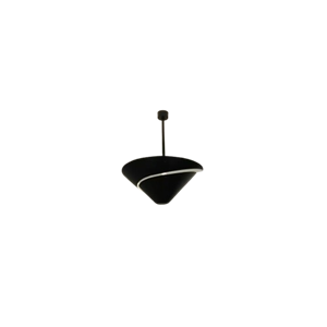 Lampa Sufitowa Serge Mouille Snail Ø60 Czarny