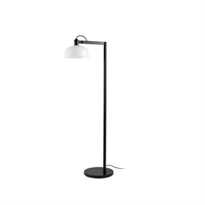 Lampa Stojąca Faro TATAWIN Satyna Czarny/ Biały