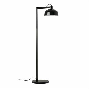 Lampa Stojąca Faro TATAWIN Satyna Czarny/ Czarny