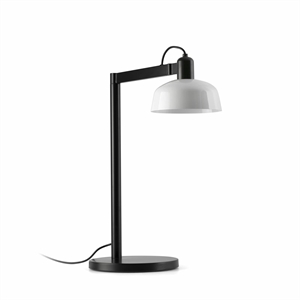 Lampa Stołowa Faro TATAWIN Satyna Czarny/ Biały