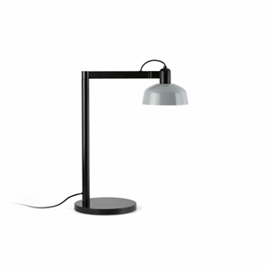 Faro TATAWIN Lampa Stołowa Satyna Czarny/ Szarawo-Niebieska