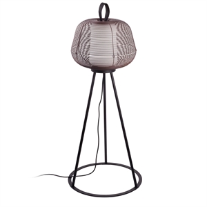 Lampa Stojąca Faro NARA Outdoor Rust Brown/ Opalizująca Biel
