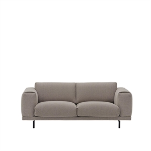 Muuto Rest 2-osobowa Sofa Palenisko 6/ Czarny