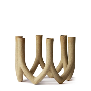 Świecznik Ro Collection Light Piece No. 22 w kolorze surowym