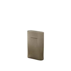 Wazon Muuto Ridge H35 Taupe/szkło Oszroniony