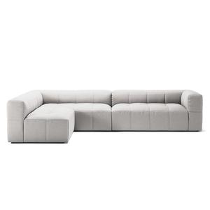 Sofa Decotique Mure 4-osobowa z otwartym końcem po lewej stronie Moonwhite