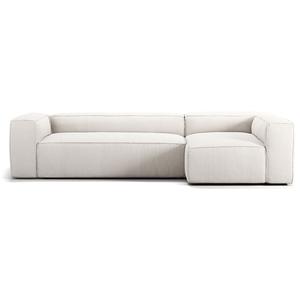 Sofa Decotique Grand 4-osobowa Divan prawa Steam/ Biały