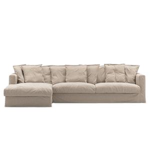 Sofa 3-osobowa Decotique Le Grand Air, lewa Savage z lnu