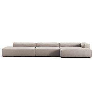 Sofa Decotique Grand 5-osobowa Otwarta z Lewej Strony w Kolorze Piaskowym/ Beżowy