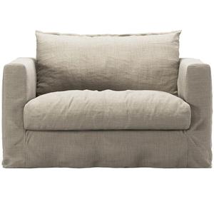 Pokrowiec Decotique na Sofę Le Grand Air Nou Love Seat Linen Natural Blonde