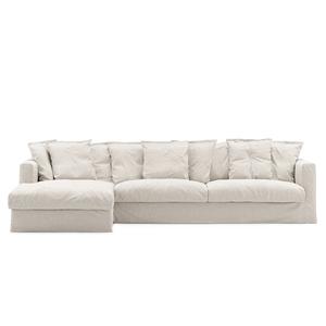 Sofa Trzyosobowa Decotique Le Grand Air Divan Lewa Kremowo-biała