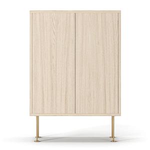 Decotique Vogue 64 Szafka Dąb Pigmentowany Biały/ Mosiężny