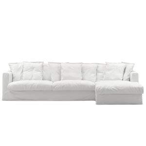 Sofa Trzyosobowa Decotique Le Grand Air Divan Prawa Biały
